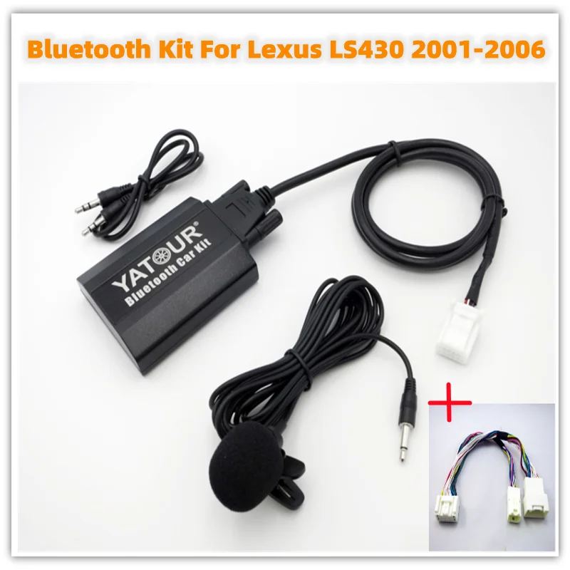 Zestaw Bluetooth Yatour do samochodowego odtwarzacza MP3, adapter audio do radia Lexus LS430 2001-2006 20Pin, zestaw głośnomówiący, cyfrowy zmieniacz muzyki YTBTK