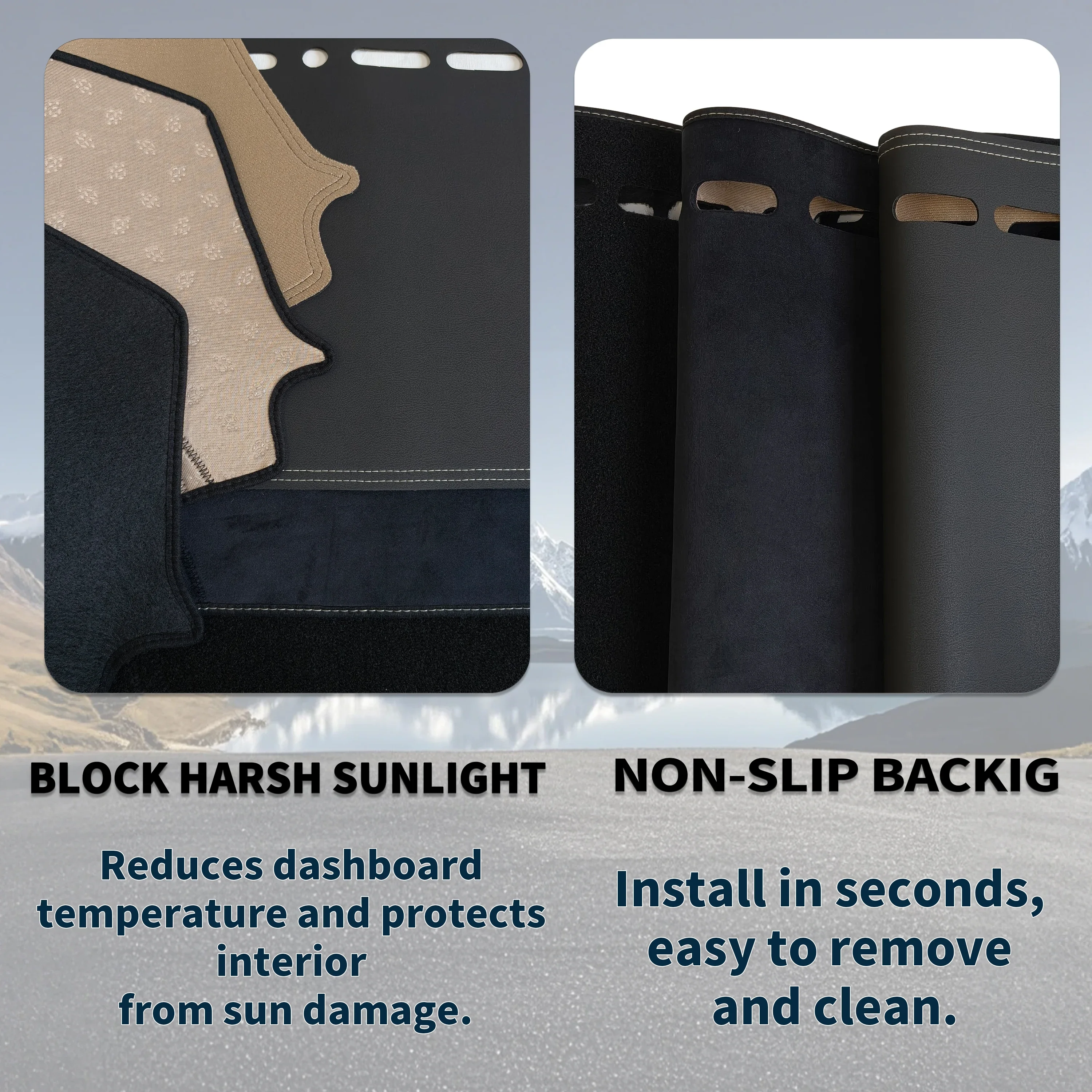 for Chevrolet Optra Gentra Holden Viva 2003-2016 J200 Dashboard Cover Dashmat Sunshade Anti‑Slip Anti‑UV Dash Mat Accessories