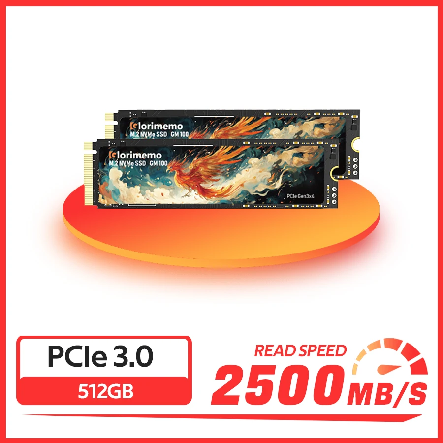 Glorimemo sd m2 512gb ssd disco rígido nvme m.2 2280 pcie3.0 m.2 pcie nvme 3d tlc nand flash disco de estado sólido para computador portátil