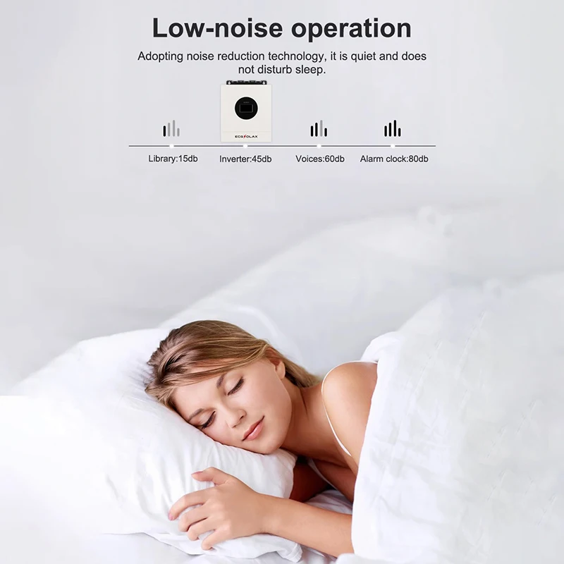 ECGSOLAX 21KW 120V / 240V عاكس شمسي هجين 48V مدمج واي فاي الولايات المتحدة القياسية سبليت المرحلة 110V ما يصل إلى 6 محولات للطاقة الشمسية بالتوازي #6