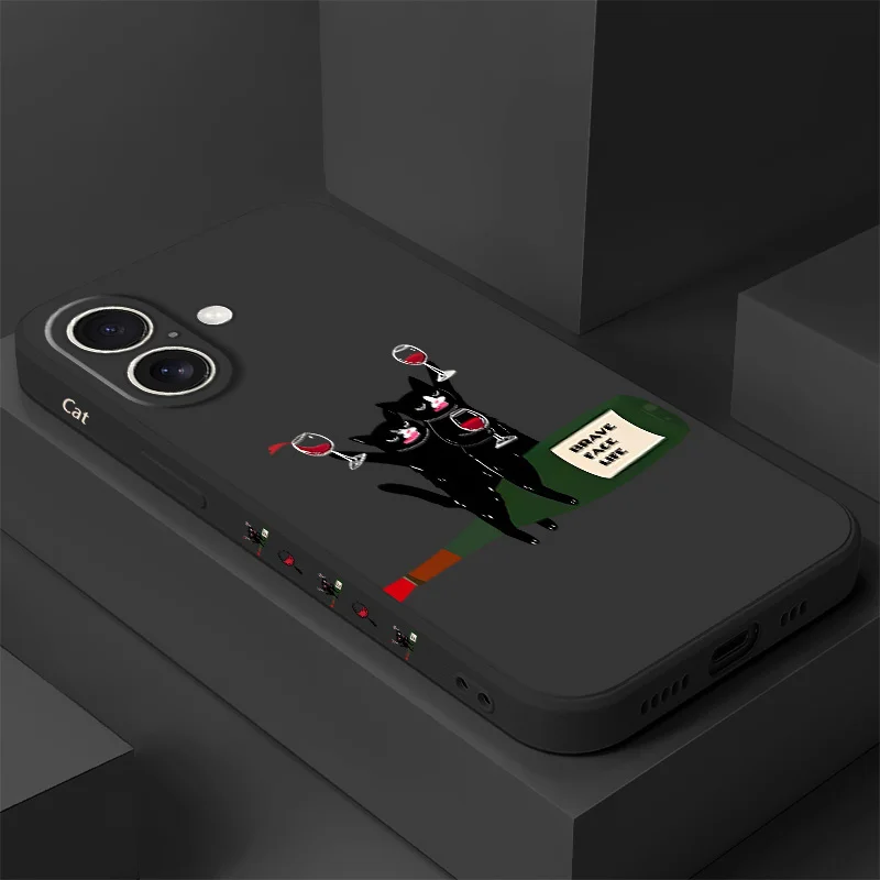 

Happy Time Phone Case For iPhone 16 16e 15 14 13 12 11 X XR XS Plus Pro Max Mini Silicone Cover