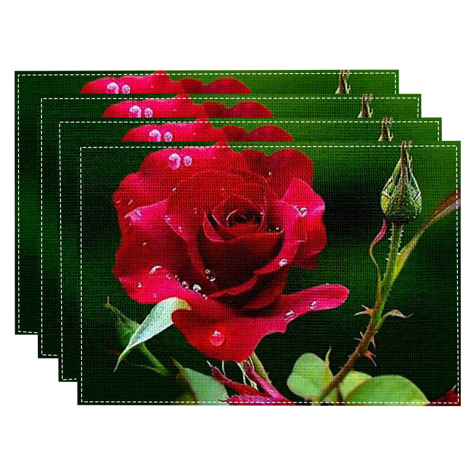 Flamingo Pink Floral Embroider - Embroidery Effect review and price