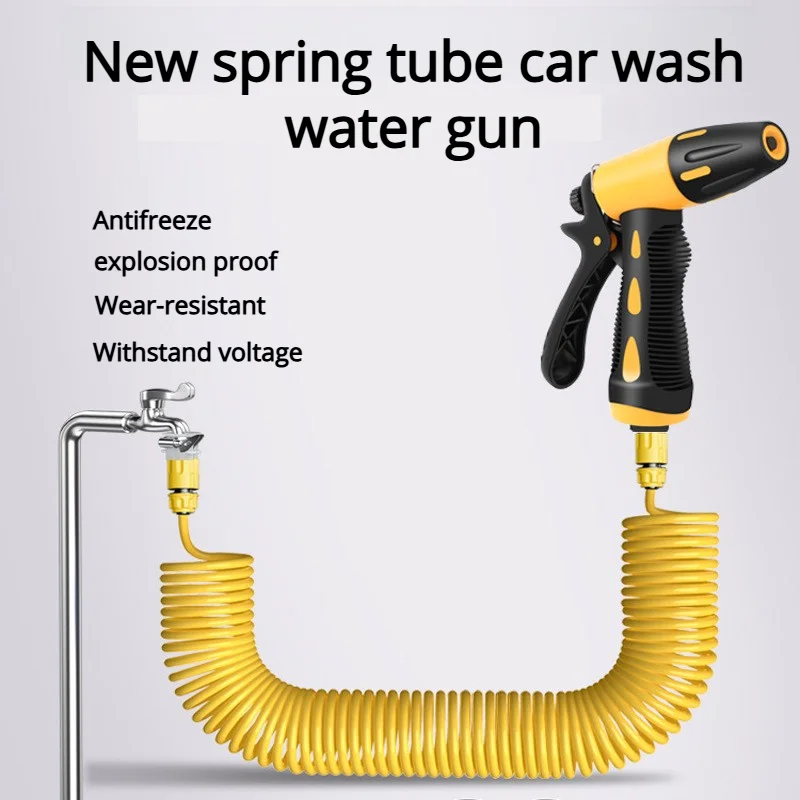 

Car Telescopic Water Pipe With High-Pressure Washing Tool Set Extension Hose Water Hose For Pressure Cleaner