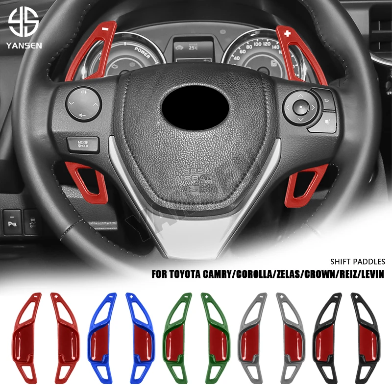 

DSG Gear Shift Paddle For Toyota Mark X REIZ Levin Camry Zelas RAV4 Corolla Shift Paddle Carbon Fiber Steering Wheel