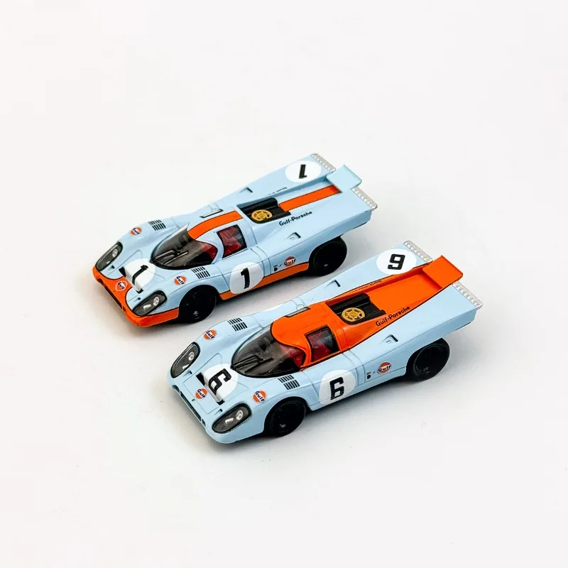 Sparky&Tiny 1/64 Porsche 917 GULF Le Mans Alloy Toy Motor Vehicle Diecast Metal Model Gifts