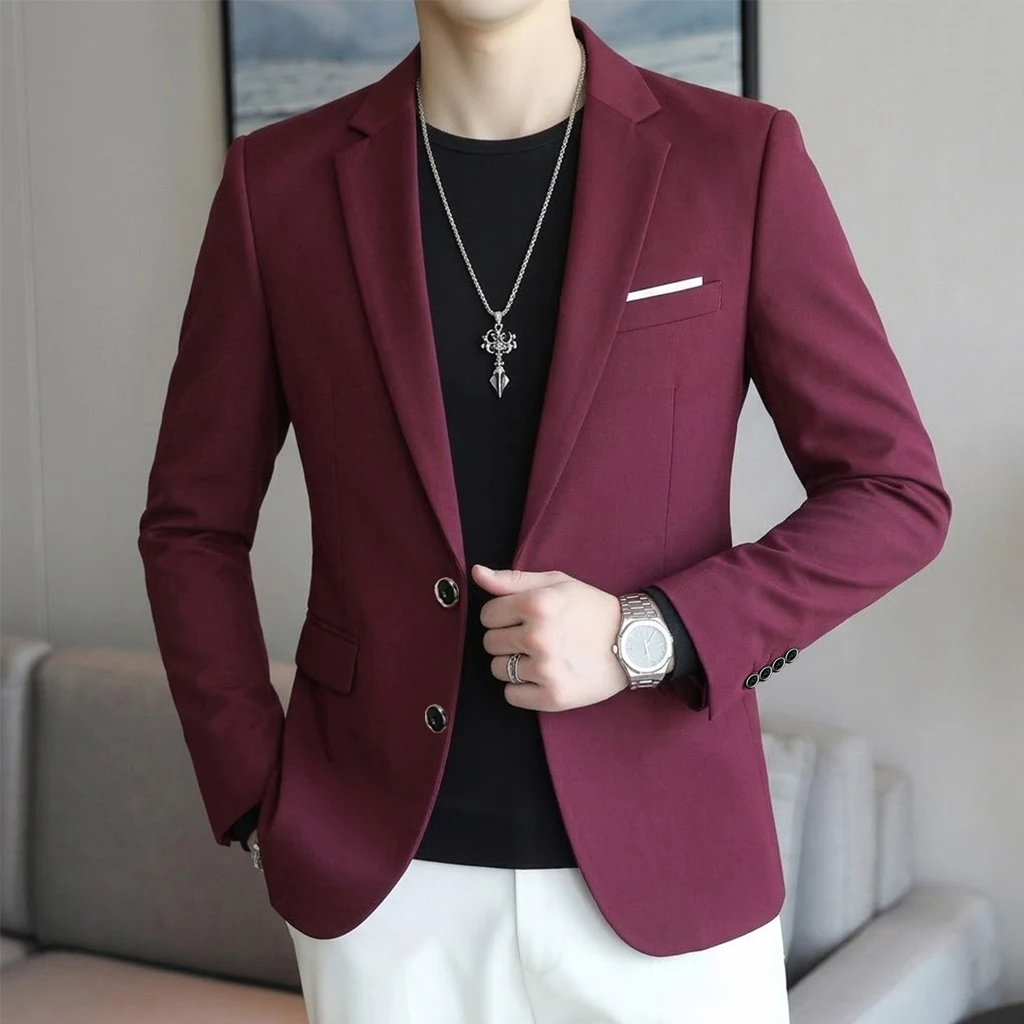 Wine red 2Buttons