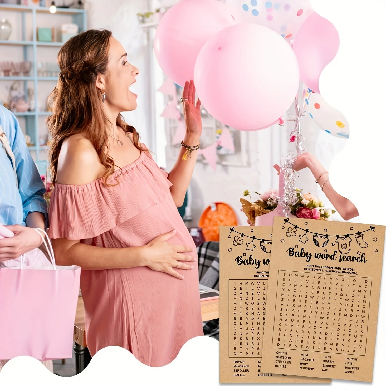 Baby Shower Game, Word Search - Party Games No Supplies ulasan dan harga