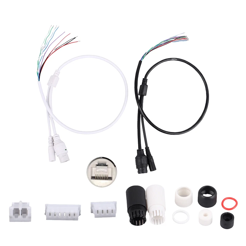 

New Hot Sale 12V PoE Cable With DC Audio IP Camera RJ45 Cable built in PoE module For CCTV IP Camera
