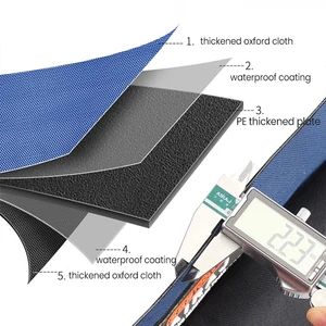 Multifunctional bags, waterproof and wear and tear resistant, high capacity storage bags, 1680d Oxford Cloth, 16 10 Main Sales Backpack Tools - №4