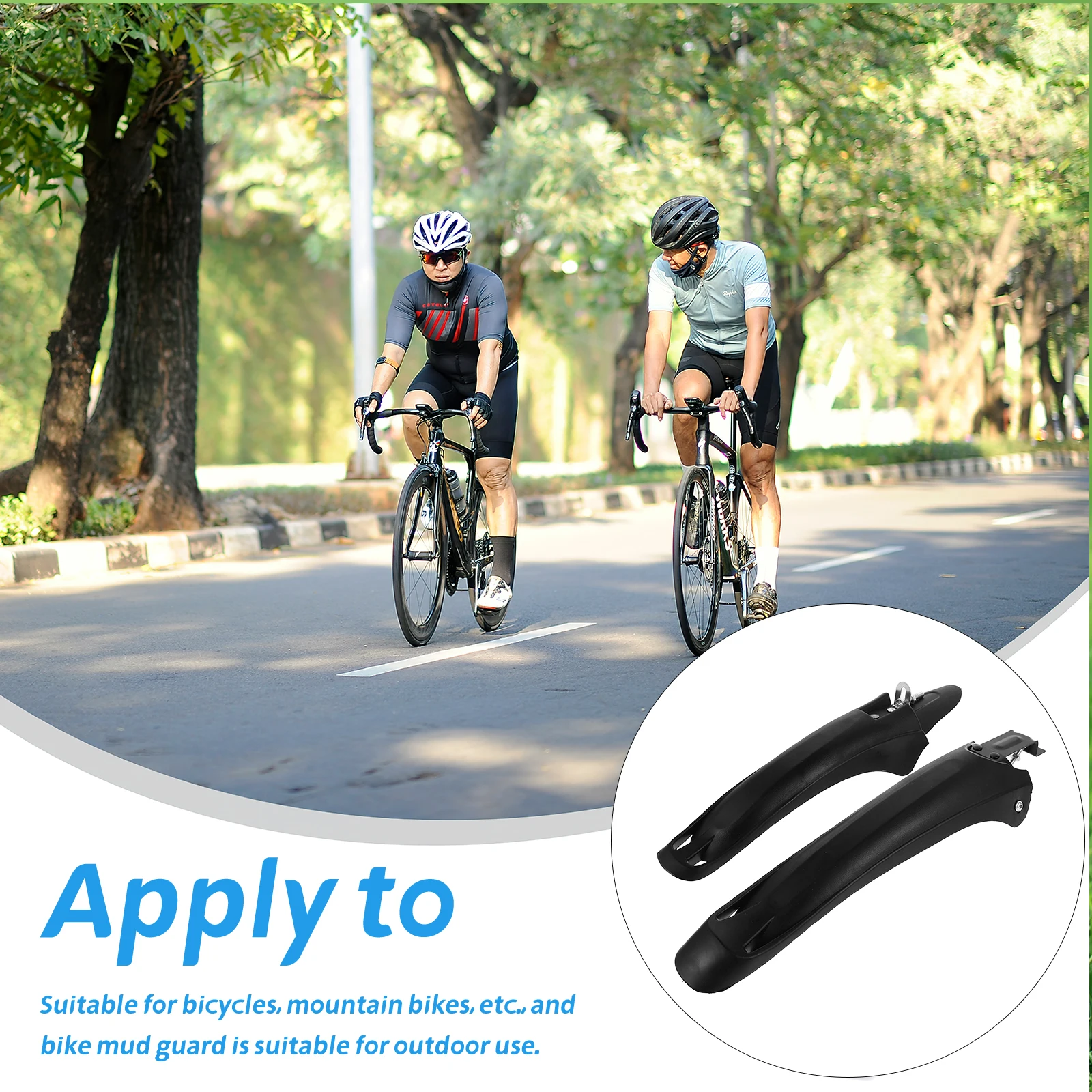 

Mountain Bike Ebike Parts Accessories Rear Protection Plate Bicycle Mud Guard Vintage