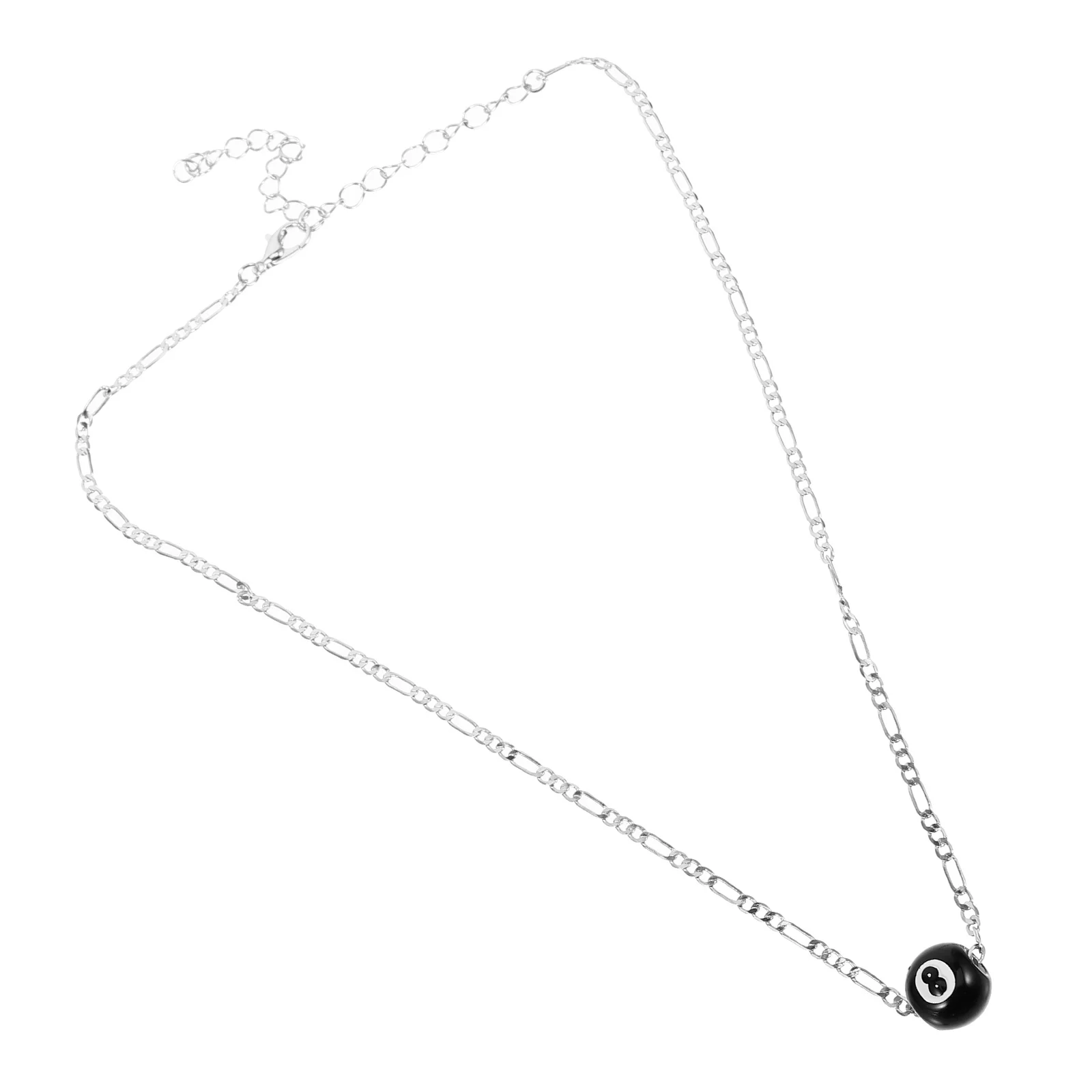 

Snooker Necklace Women Fashion Billiard Pendant for Miss Choker Necklaces Woman