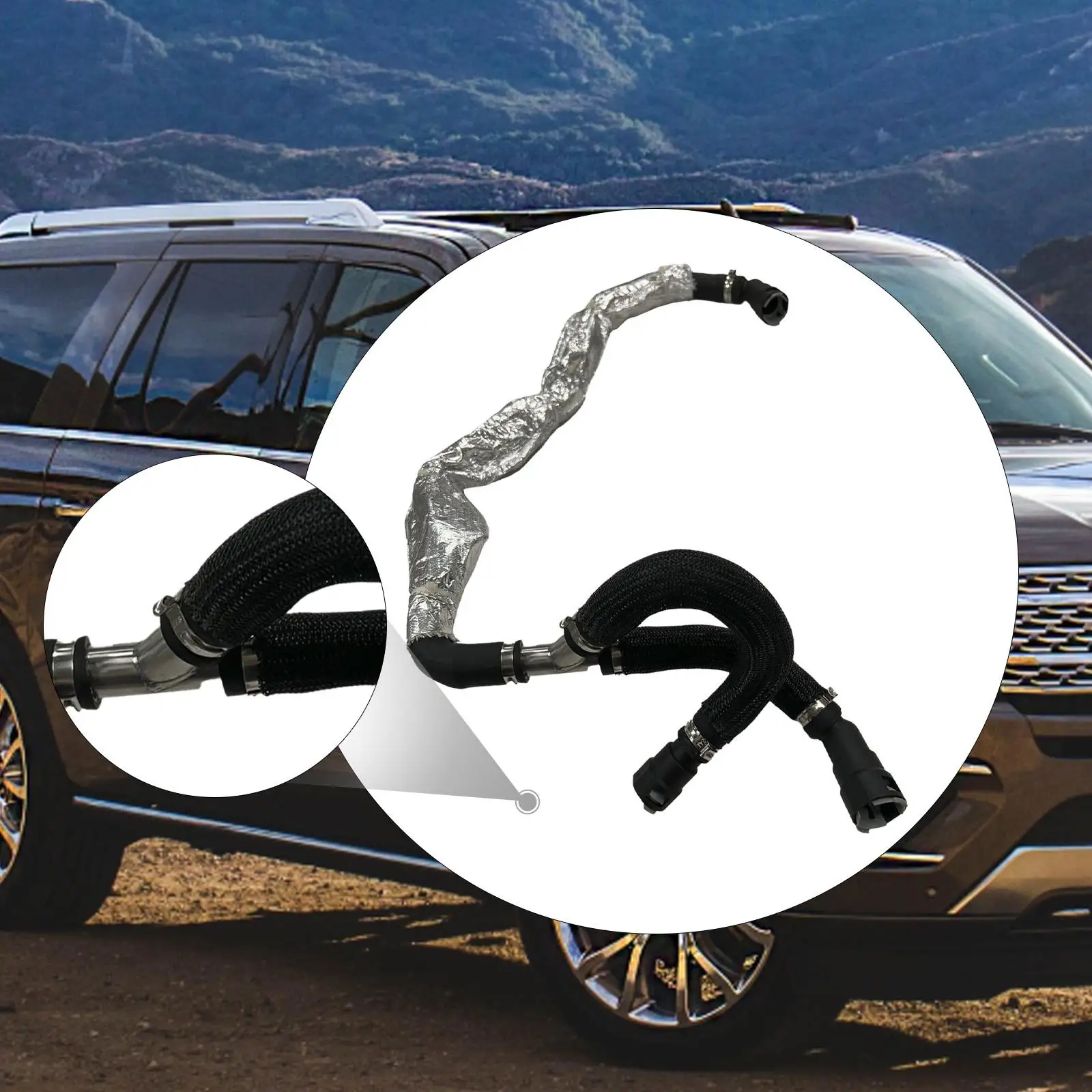 

Heater Water Outlet Hose JL1Z18472C Convenient Easy Installation Replacement