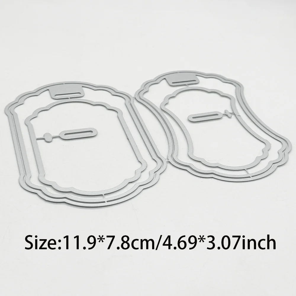 KSCRAFT Shabby Chic Tags Cutting Dies Stencils for DIY Scrapbooking Decorative Embossing DIY Paper Cards