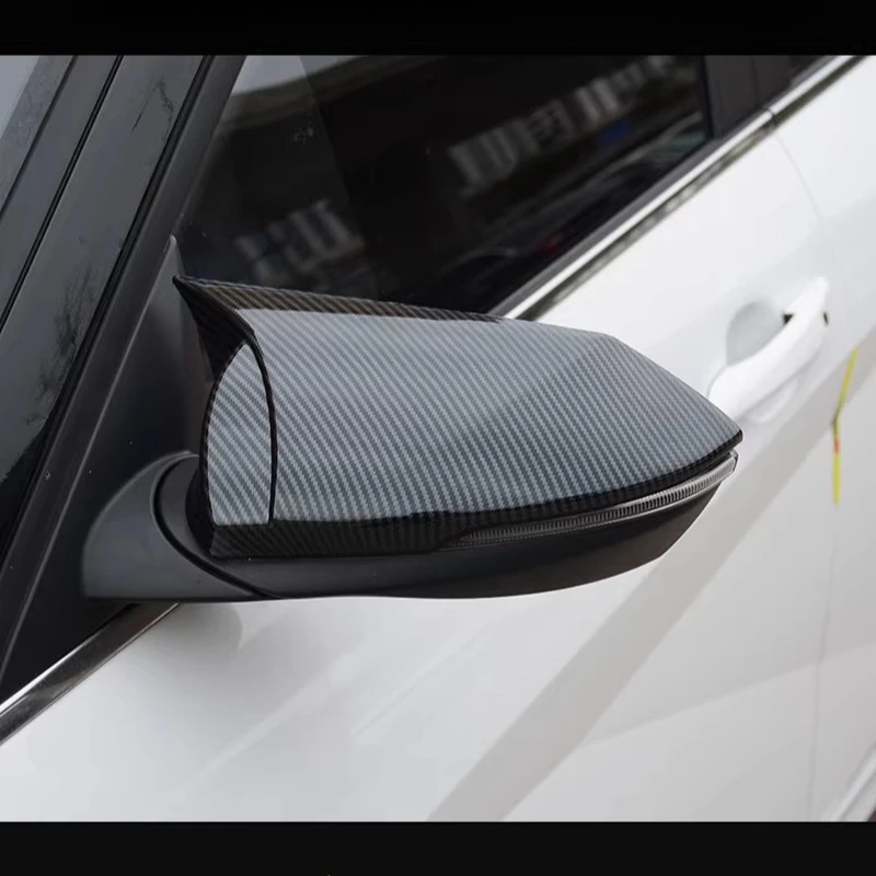 Good Quality NewFor Hyundai Elantra 7th Gen 2021-2023 Horn Rearview Mirror Shell Reversing Mirror Cover Modification Trim Car Ac