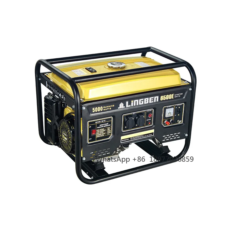 Hot Sale Gasoline Generator 2KW 2.5KW 3KW 4KW 5KW 6KW 7KW 8KW 10KW 50hz Portable Single Phase Electric Generator