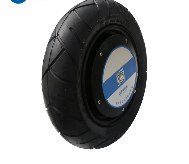 Novo servo driver de motor de cubo de roda de 14 polegadas 48V codificador de alta precisão DC AGV de eixo único