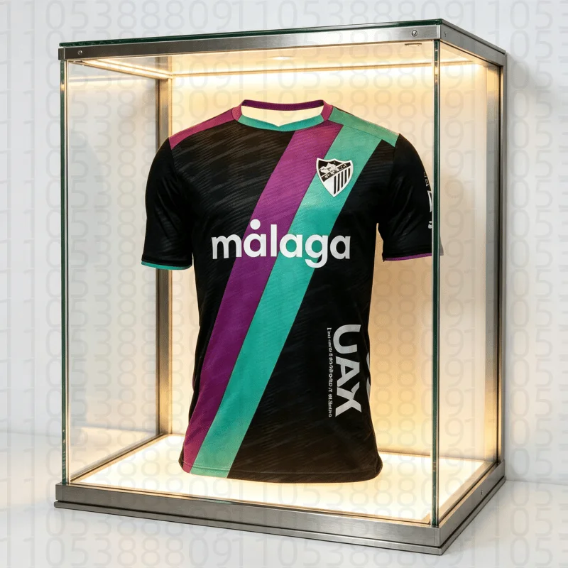2026 Hot Selling Malaga Football Away Sports Fans Fashionable Outdoor Quick Drying Casual Breathable Soft T-shirt - Parent-child