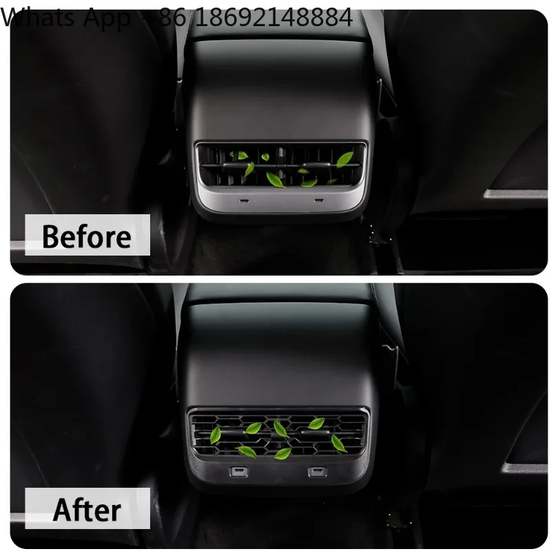 New version ModelY/3/YL rear air conditioner out of trend protective cover interior modification accessories