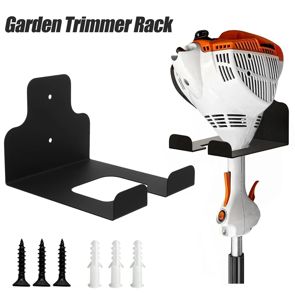 

Garage Organizer Trimmer Rack Garden Power Tool Hanger Weed Whackers Holder Wall Mounted For Grass Trimmer Hedge Garden Tools