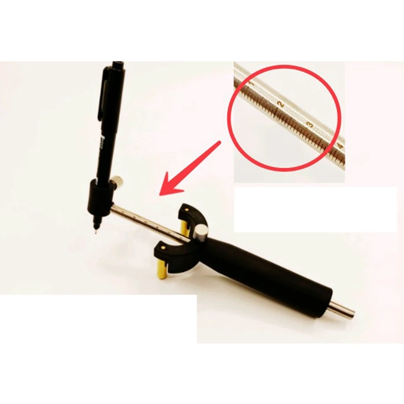 Wheel Eyebrow Scriber, Auto Sheet Metal Dent Repair Tool, Data Recovery, Wheel Eyebrow Rib Line Parallel Drawing Tool