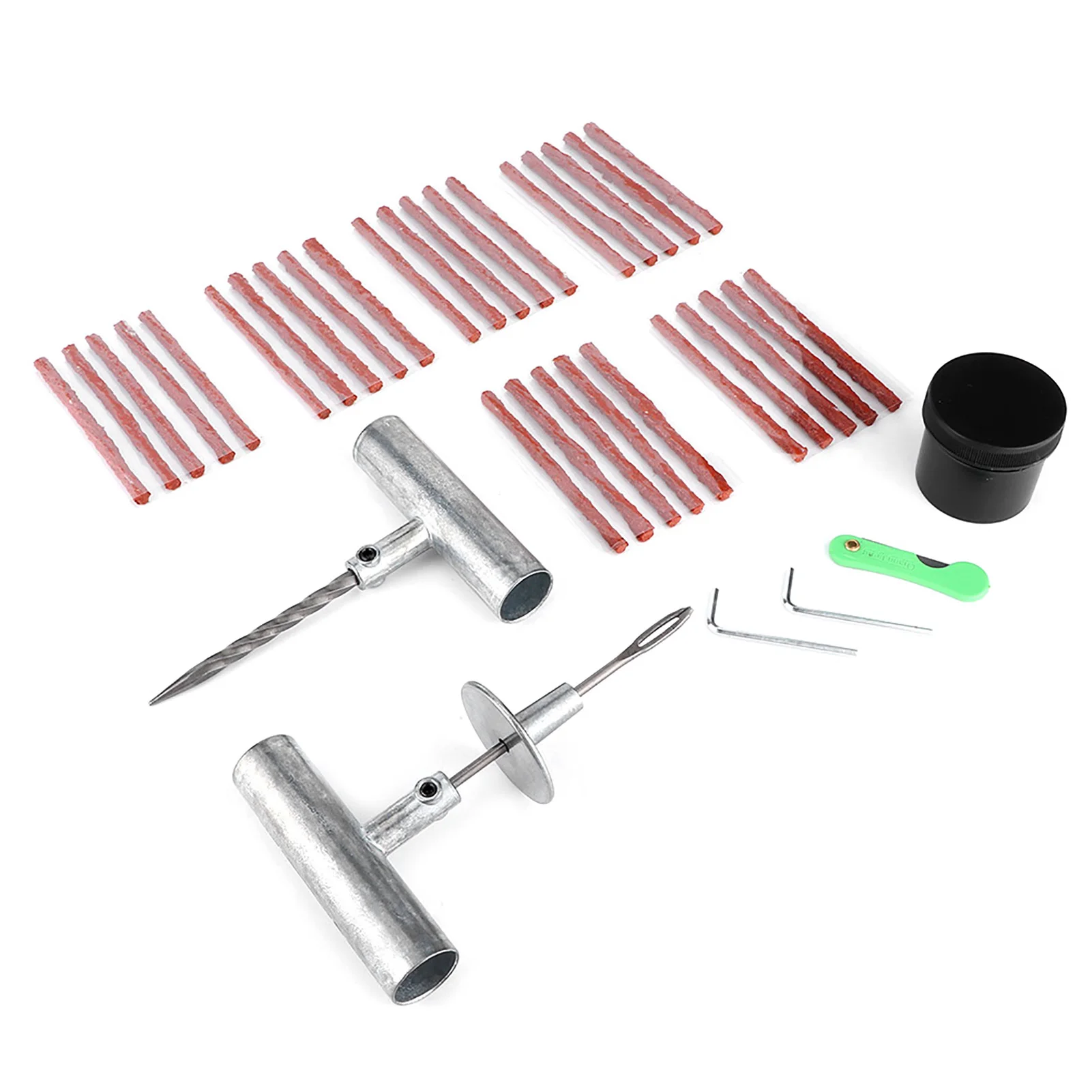 

Tire Repair Kit Tubeless Tyre Fix Punctures Plug Quick Repairing Tool for Auto Motorcycle