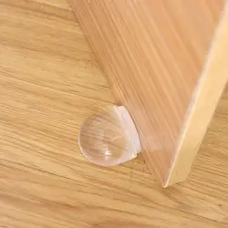 Transparent Slam Door Stops Door Handle Anti-collision Buffer To Protect Walls And Furniture Door Resistance For Kitchen Bedroom