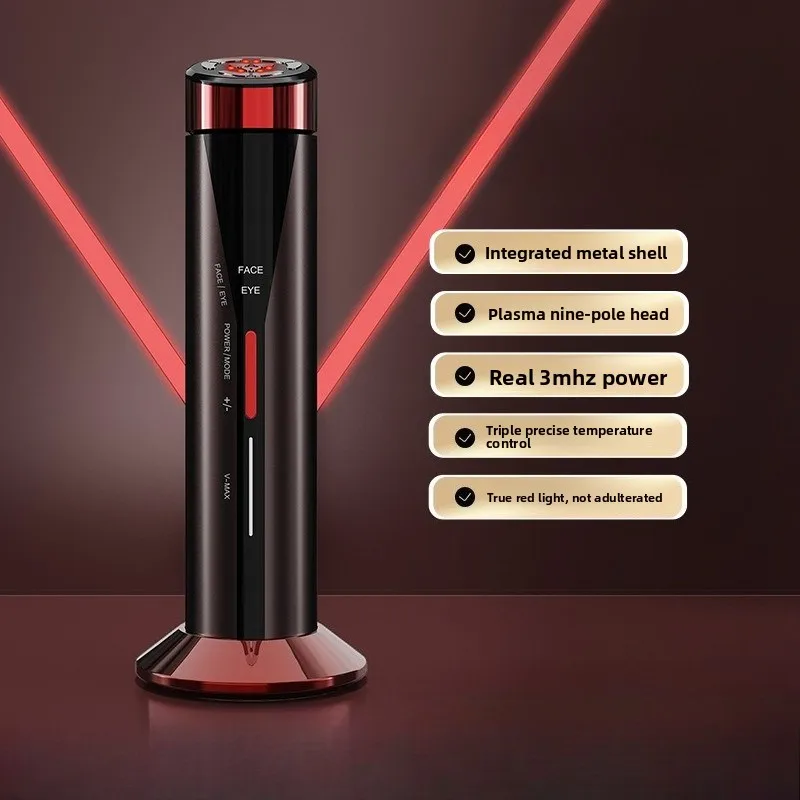 Dispositivo de belleza de fotones V-Face: lifting EMS + terapia de luz roja para apretar y iluminar