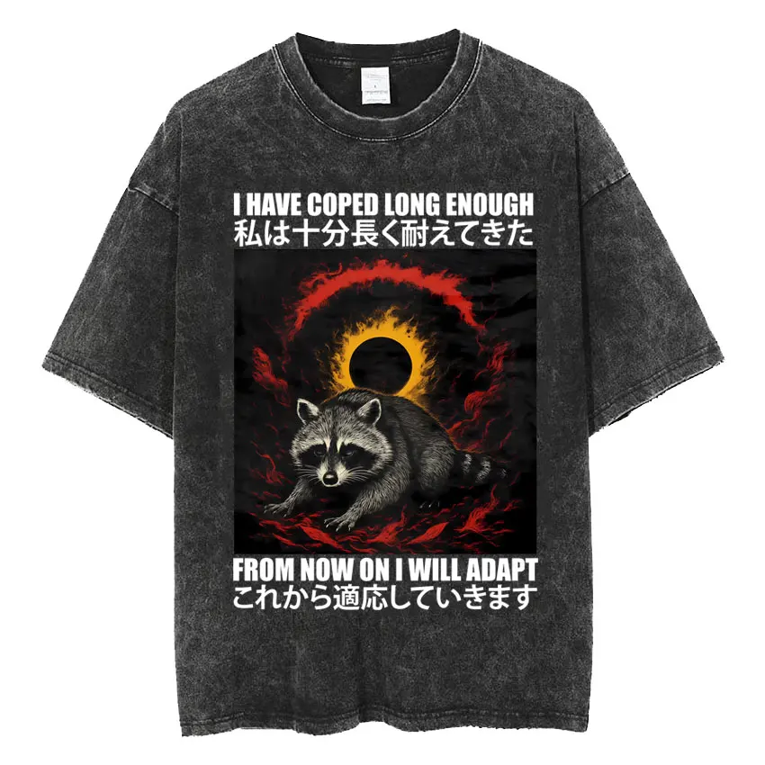 

Винтажные футболки с эффектом потертости «Предвестник неловкости», забавные японские футболки в стиле Weirdcore с графическим принтом, мужские футболки в стиле Харадзюку, топ