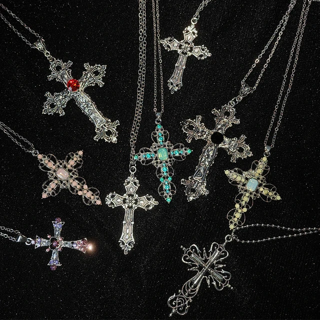 Western Jewelry order Set, Womens Necklace, Cross Bracelet, Gift for Her.