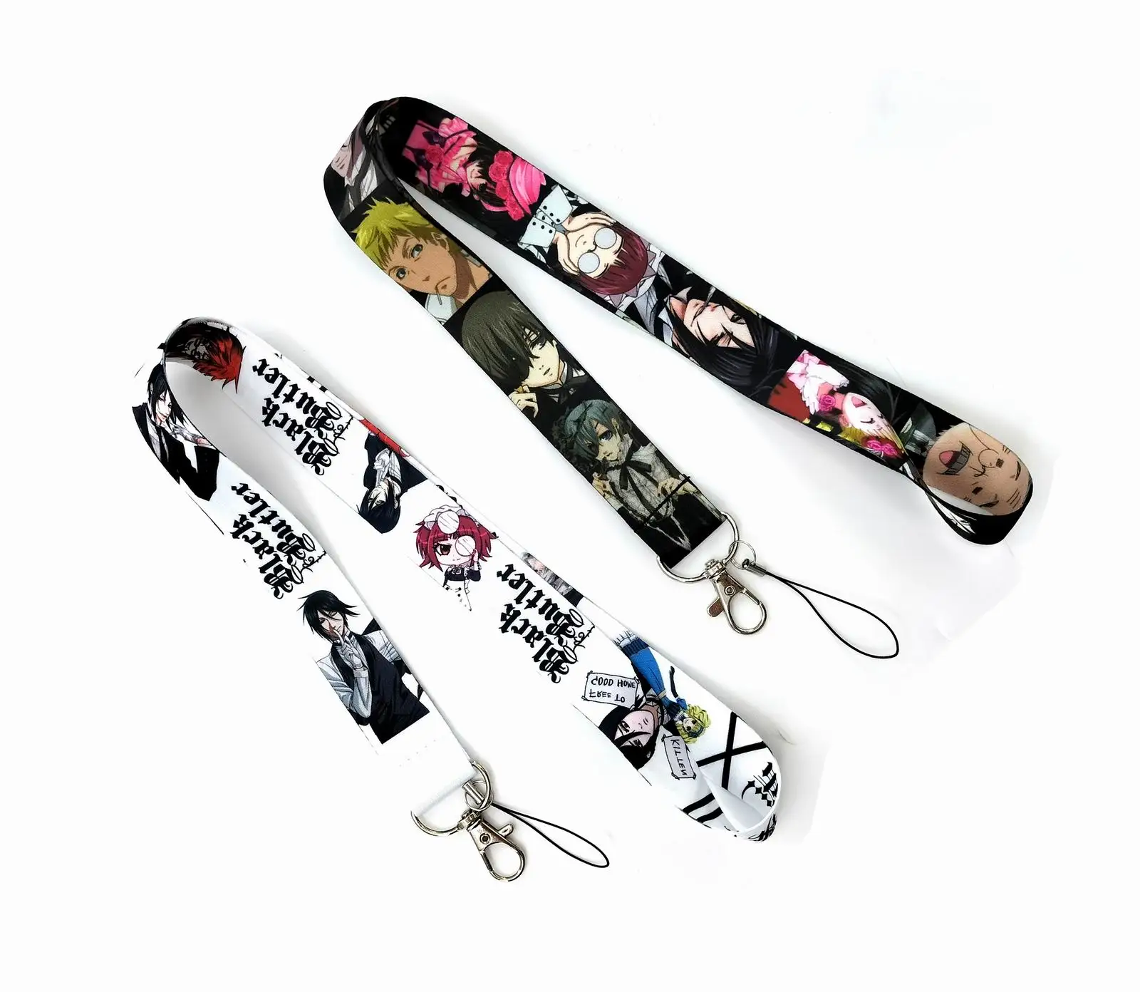 Japan Anime  Black Butler  Lanyard Keychain For Keys Badge ID Mobile Phone Key Rings  Neck Straps Accessories