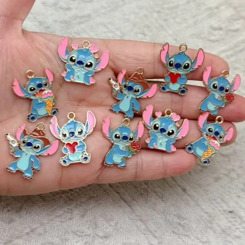 10 pçs esmalte ponto charme pingentes para fazer jóias mulheres crianças diy colar artesanal descobertas artesanato acessórios