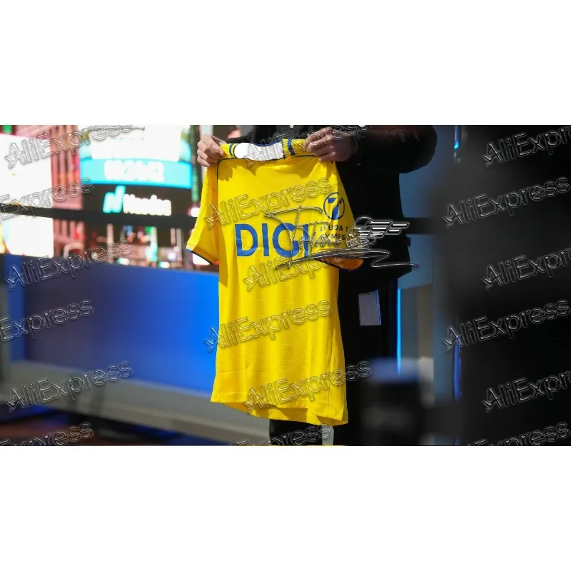 

25-26 Classic Home and Away Football Jerseys T-shirt 3D Printed Short Sleeved Sports Quick DryingT-shirt for Adults and Children