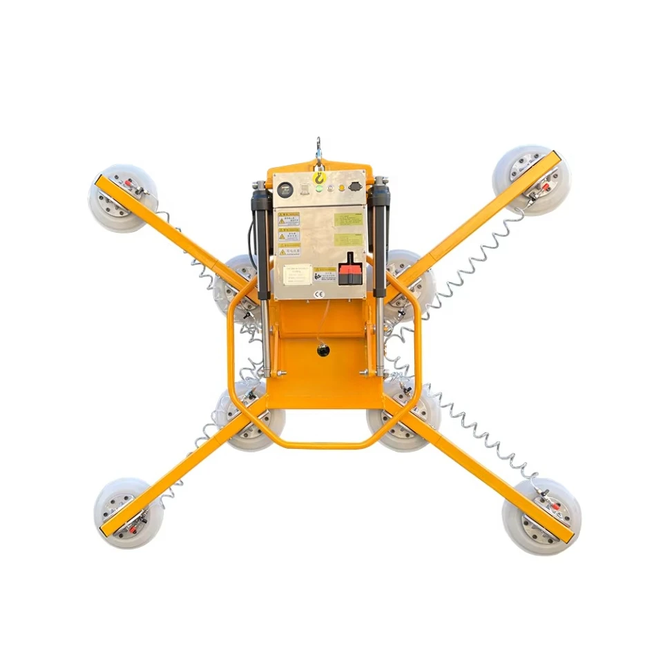 otation 360 Tilting 90 Glass Vacuum Suction Cup for Glass 500kg 400kg 600kg 800kg 1000kg 1200kg Heavy Duty Full Electric R
