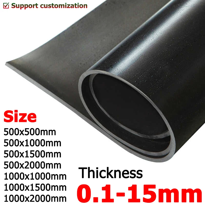 

Black Silicone Rubber Sheet High Temp Resistance Food Grade Silica Gel Plate 500x500 500x1000 500x1500 500x2000 1000x1000 2000