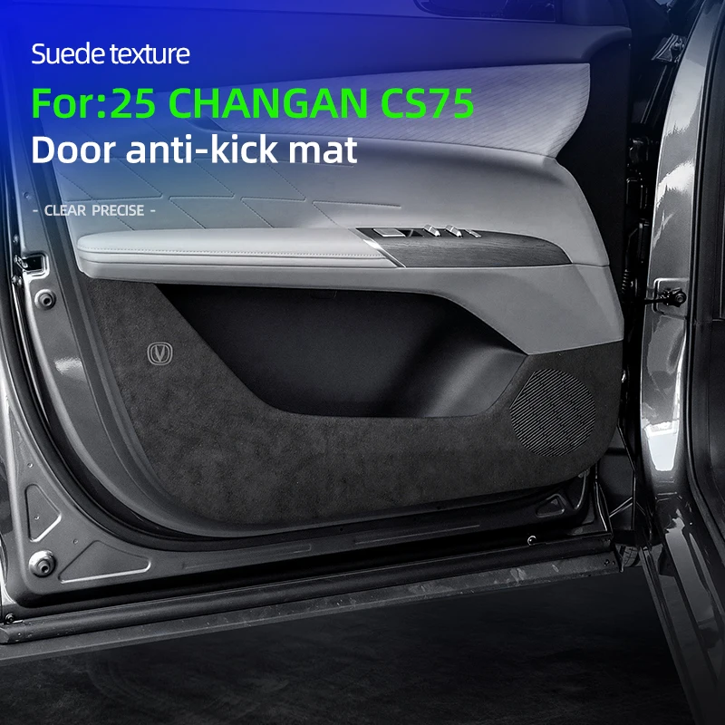 

Anti-scratch protection film for car door interior panel and kick pad,suitable for Changan CS75 door foot mat protection sticker