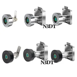 1Pc Zwart Zilver Keyless Vingerafdruk Kastslot Metalen Bestandslade Dressoir Nachtkastje Brievenbus Cam Dead Slam Latch