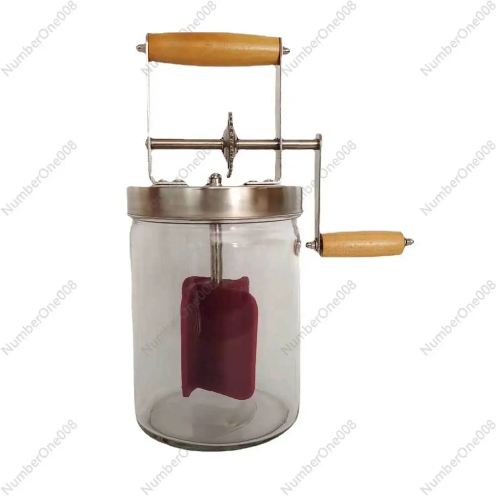 1.5L Household Nut Butter Grinder Machine, Food Grade Glass Jar Electric Blender for Baby Food, Easy Clean Heavy Duty Mixer