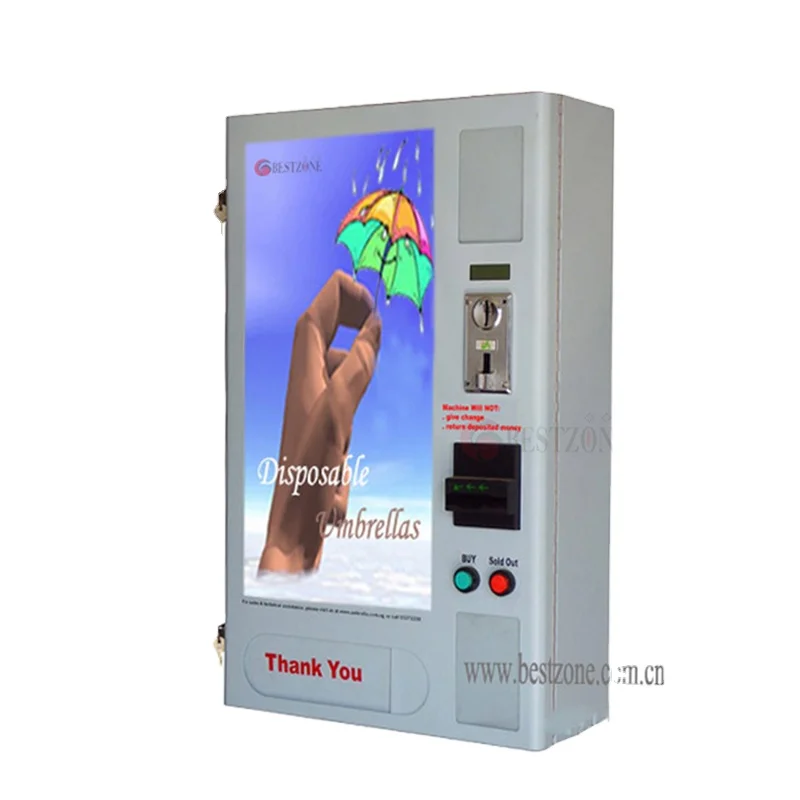 High Quality Wall Mounted Umbrella Vending Machine for Folding Umbrellas in China