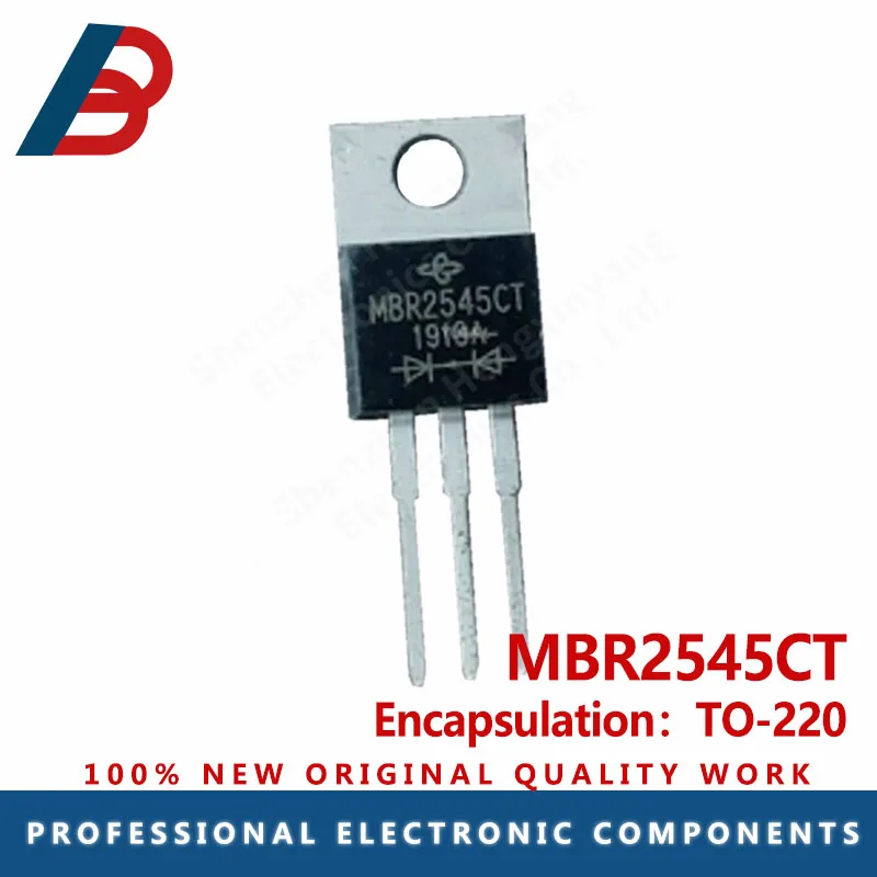 10PCS MBR2545CT TO-220 Schottky diode automotive ABS vulnerable chip