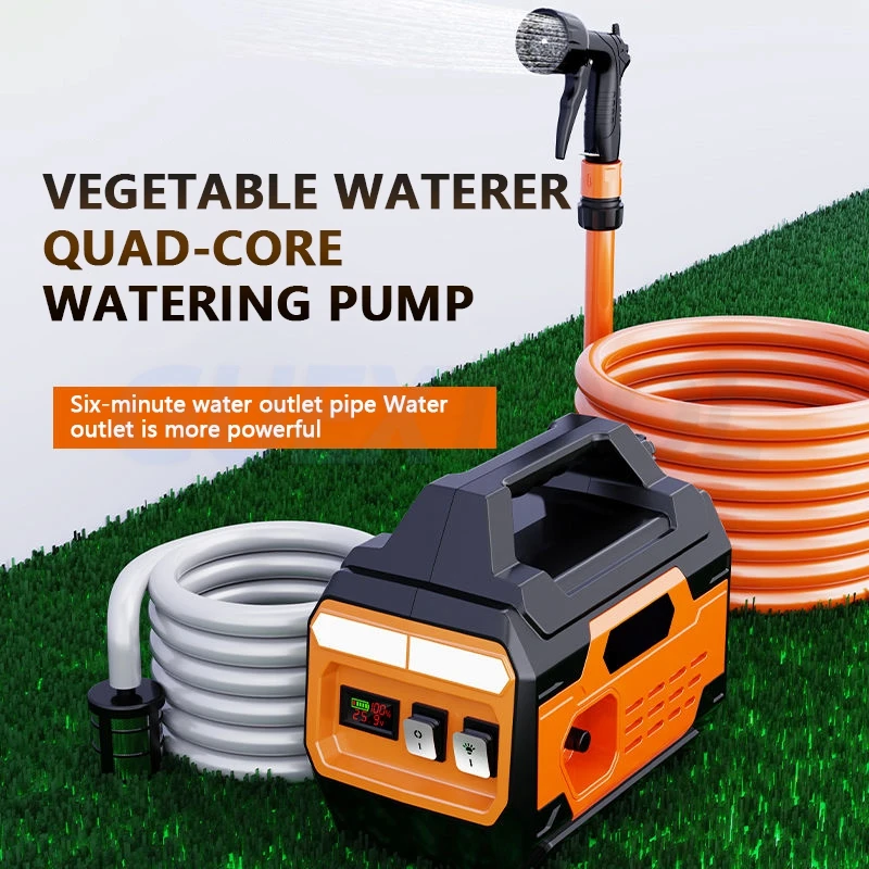 

Rechargeable Water Pump 24V 10M Vegetable Garden Irrigation Watering Machine Courtyard Agricultural Automatic Water Suction Pump