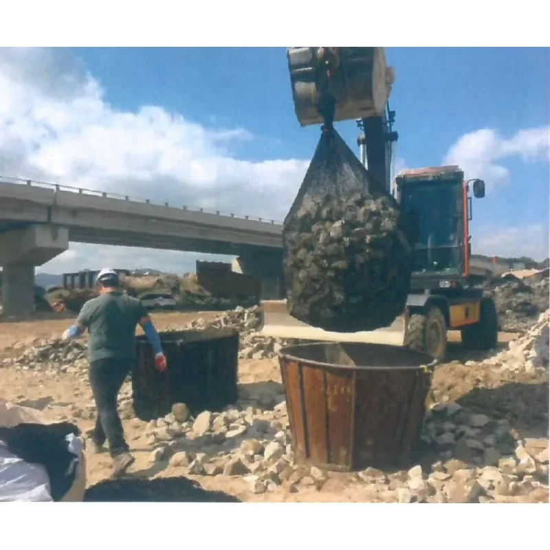 حقيبة شبكية صخرية 4 طن بدون ربط الحبل في الأسفل #3