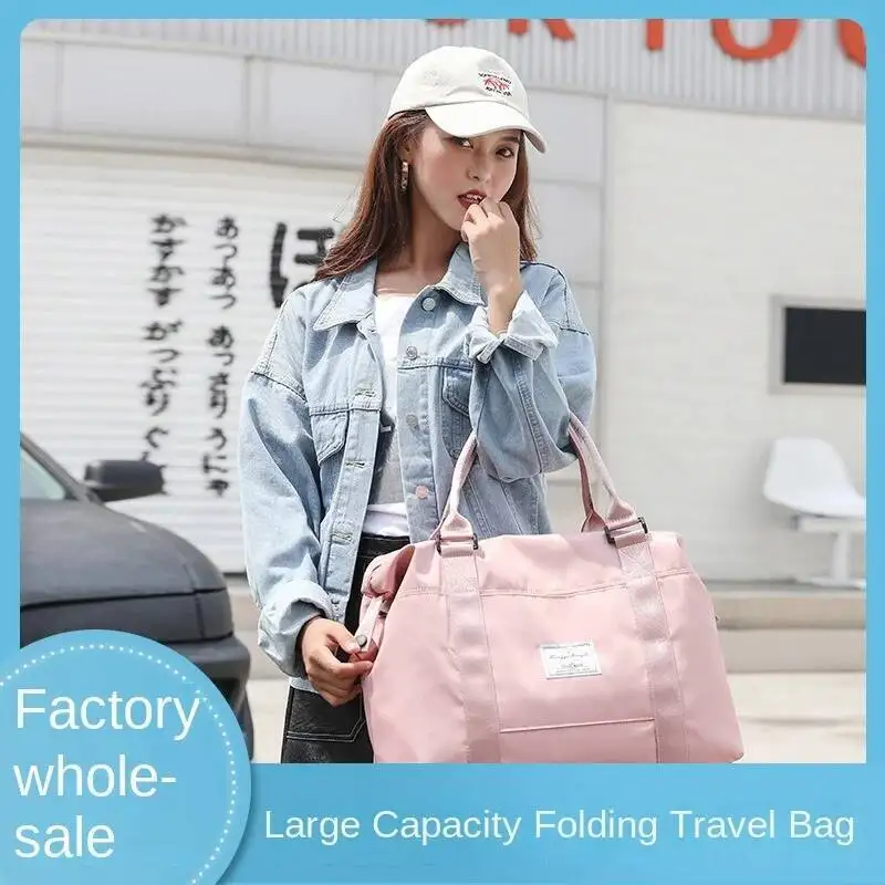 Bolsa de bagagem portátil durável de boa qualidade com separação seca e molhada, bolsa esportiva fitness, viagem de grande capacidade