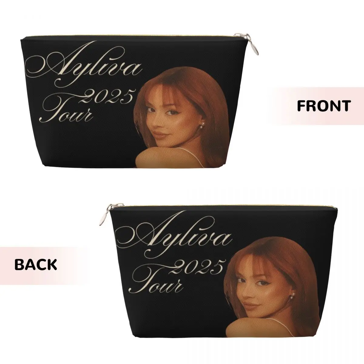 مخصص يموت Ayliva جولة 2025 حقيبة أدوات الزينة موضة ألمانيا المغني مستحضرات التجميل ماكياج المنظم النساء الجمال تخزين صندوق أدوات Dopp #3