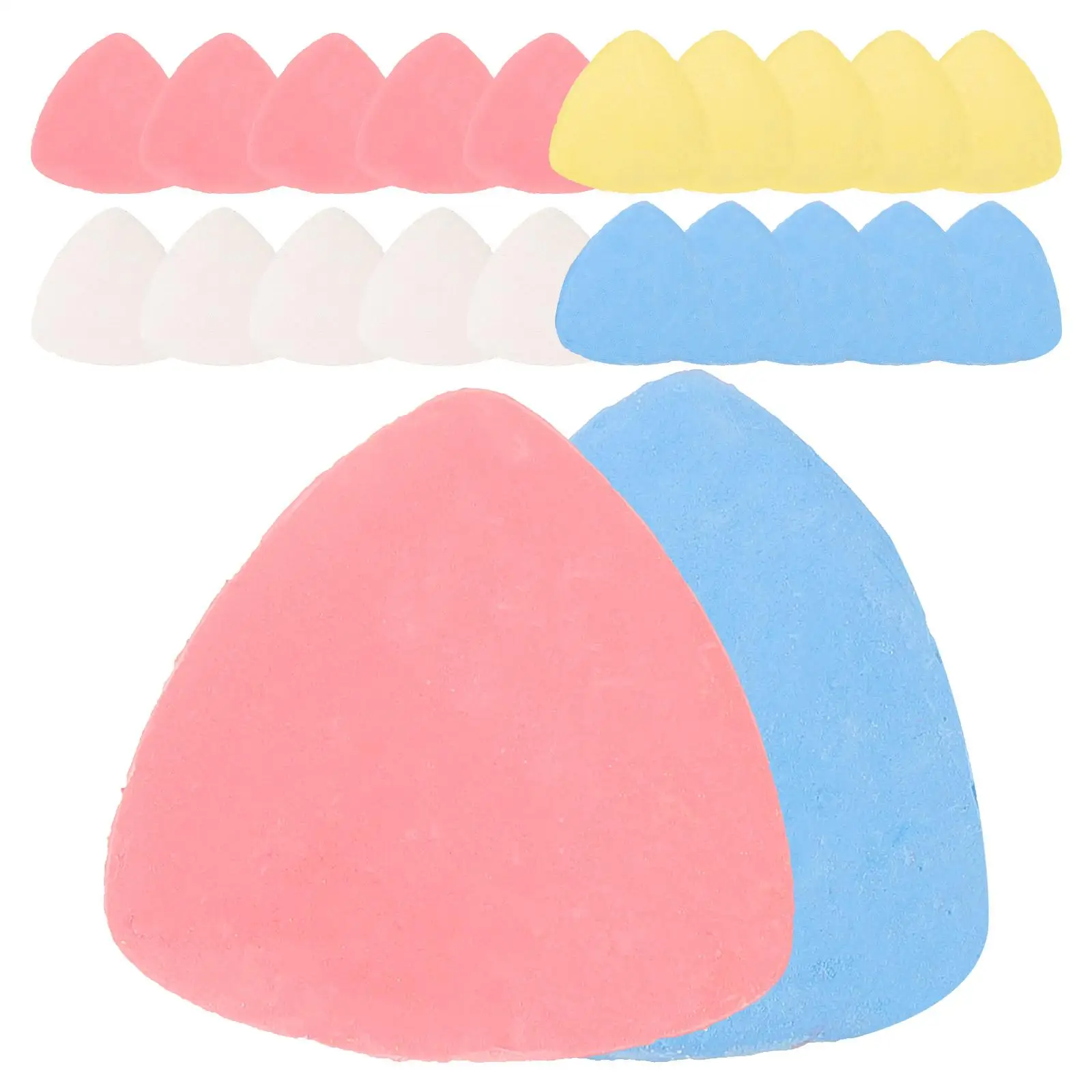 30 Pcs Tailor Chalk Fabric Markers for Sewing Triangular Design Long Lasting Random Colors Sewing Tools Bulk Marking