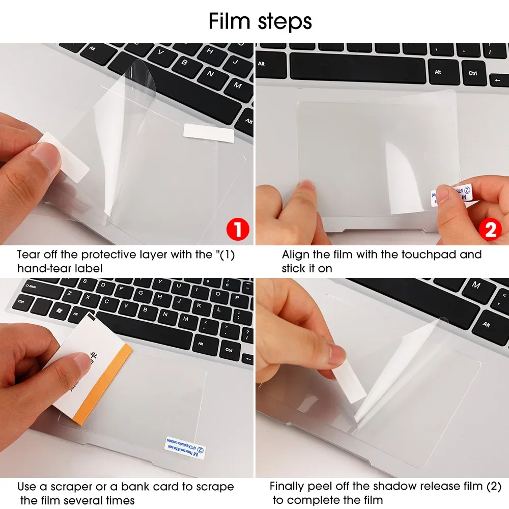 Película protectora ultrafina para panel táctil, pegatina protectora para Macbook Air 13 11 12 Pro14 16 "2021 No Touch 13 Retina12 13 15 Laptop