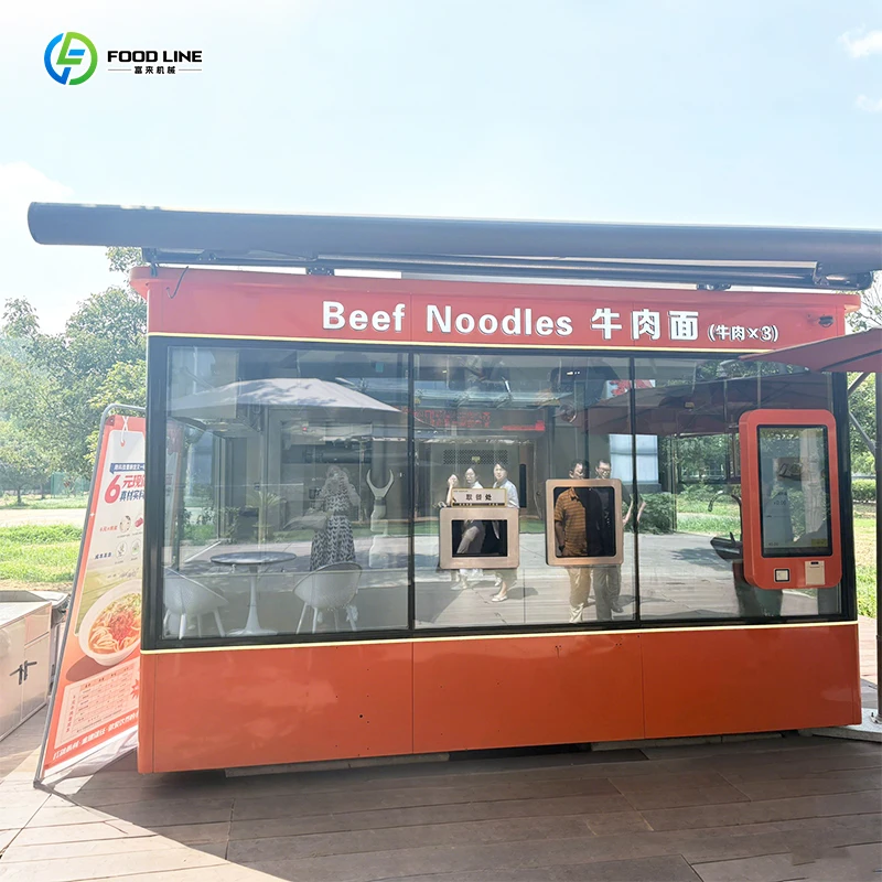 Plant Hot Fast Food Vending Machine Self-Service Noodle Ramen Vending Machine