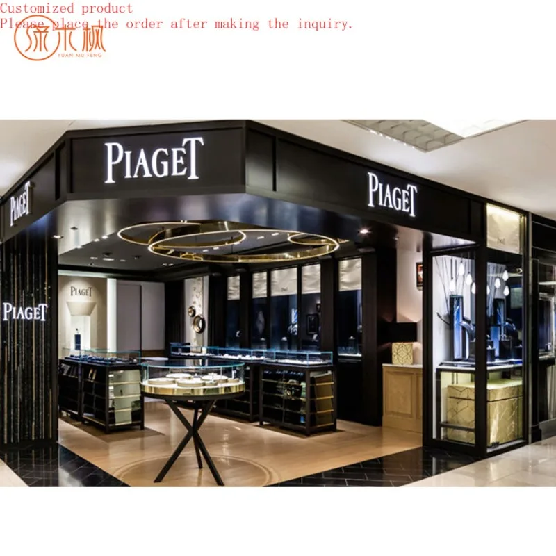 

Best Sell Wooden Jewelry Glass Display Cabinet Store Design Showcases Watch Display Cabinet Custom