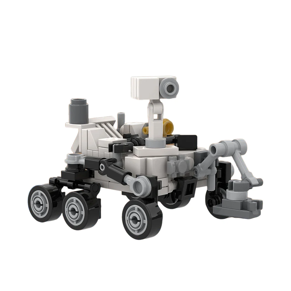 Moc Mars Verkennen Nieuwsgierigheid Rover Auto Bouwstenen Kit Buitenaards Exploratievoertuig Model Speelgoed Voor Kinderen Cadeau