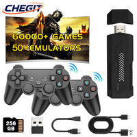 NEW X2 Plus 4K HD Wireless Controller Classic Video Game Console 256 GB Gaming Stick 60000+Games 50+ Emulators for PSP/PS1/GBA