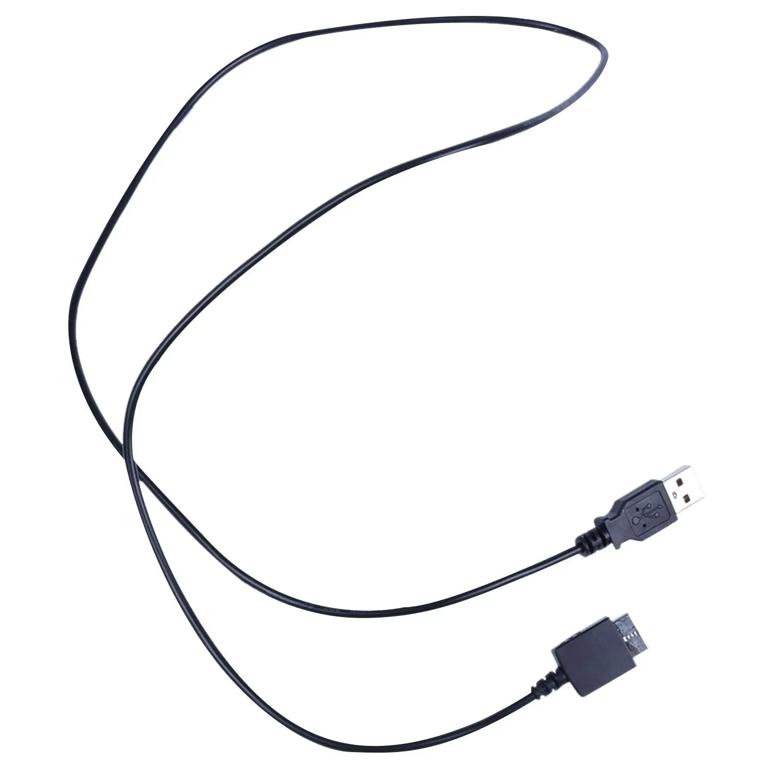 Cable de Carga de Datos USB Sony Walkman E052 A844 A845 Reproductor MP3 MP4 Negro
